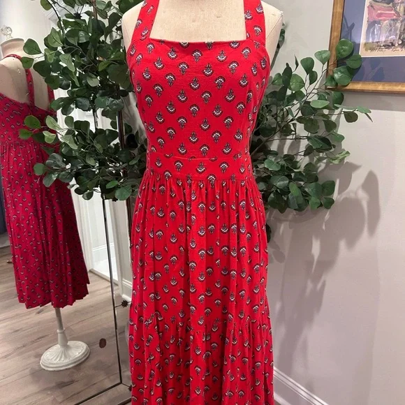 Ann Taylor | Dresses | Ann Taylor Red Sundress Size 2p | Poshmark